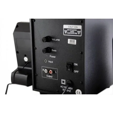 3Go Y650 Altavoces 2.1 con Bluetooth, USB y Radio FM, Negro